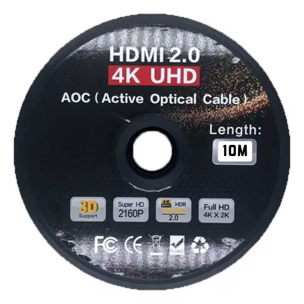 CABLE HDMI FIBRE 2.0/2.1 AOC (ACTIVE OPTICAL CABLE) 10M / RS-HDFIB10M_0