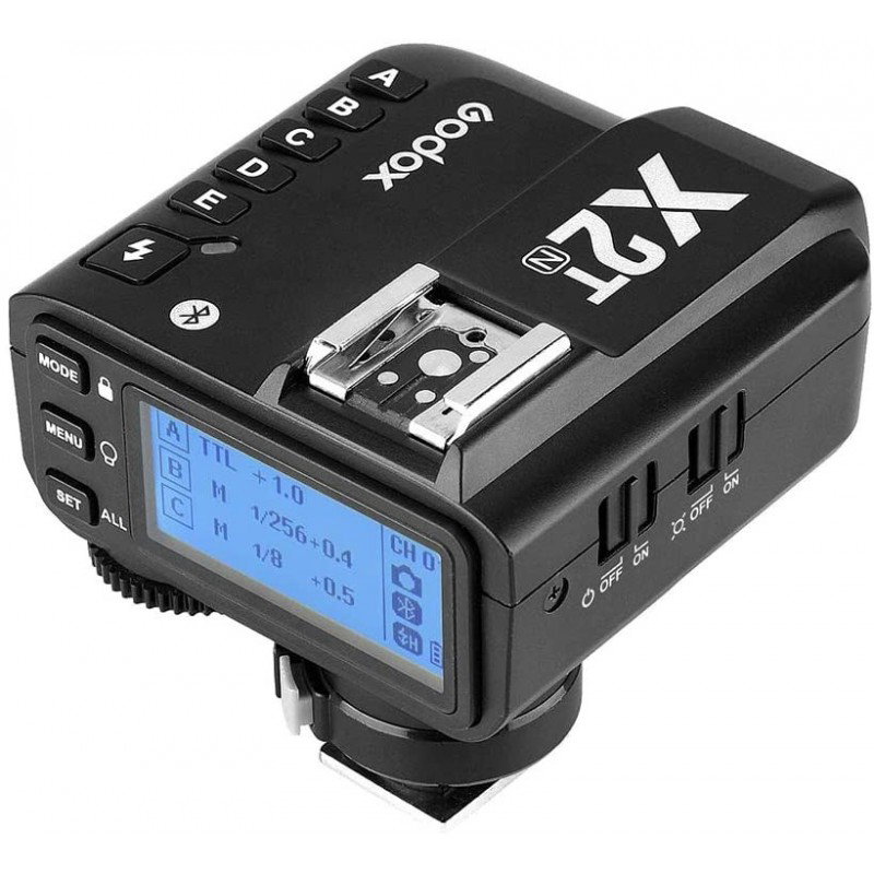 Godox X2T TTL Déclencheur de flash sans fil, prend en charge la fonction HSS 1/8000s, Connexion Bluetooth, 5 Boutons de Groupe séparés