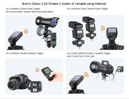 Godox XPro Sony Émetteur Flash Sans Fil pour Sony Caméras 1/8000 s HSS TTL-Convert LCD Design
