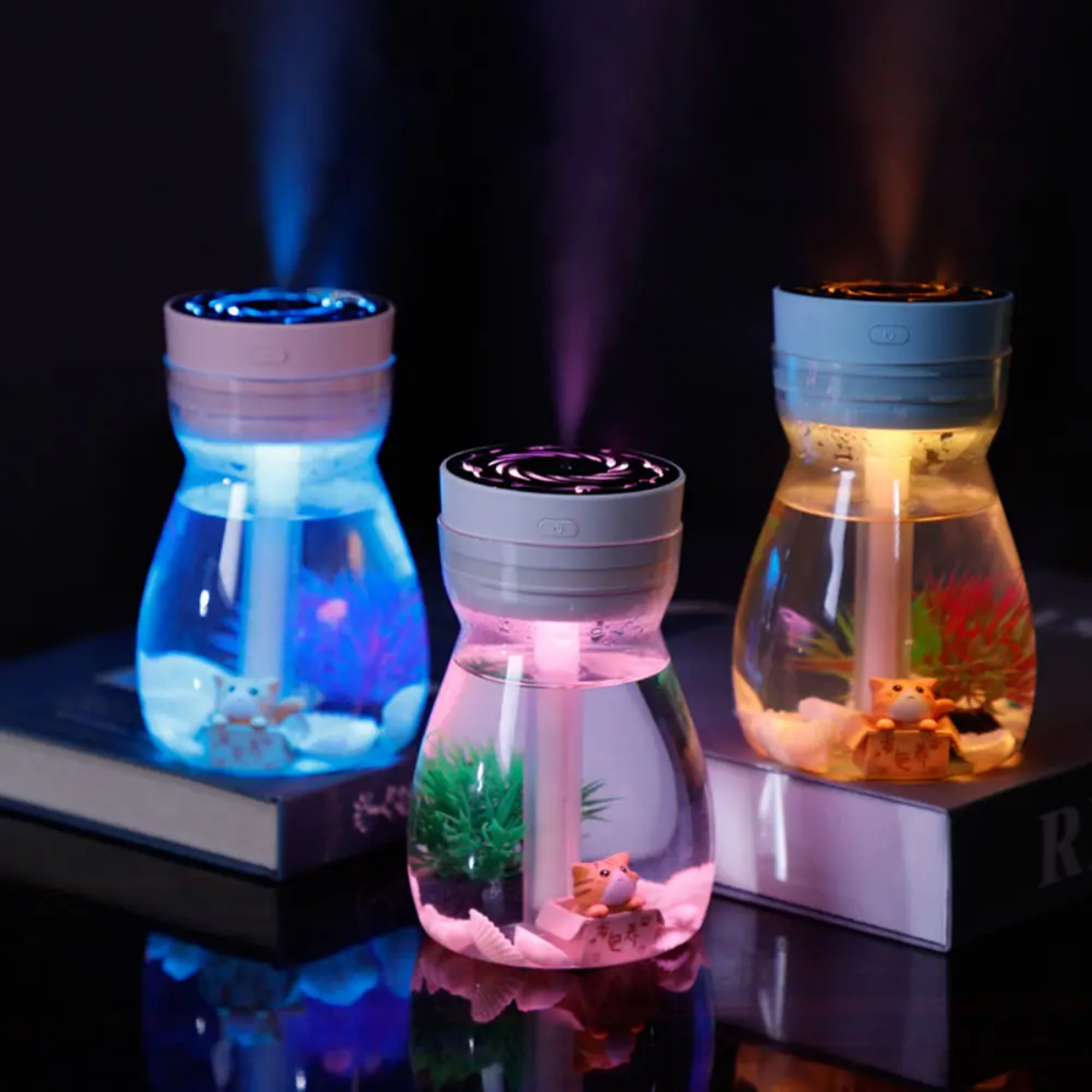 Glass Bottle Ultrasonic Humidifier_0