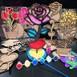 Mother's Day DIY Flower Deco Board Painting
