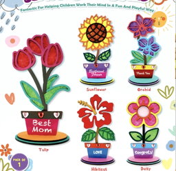 Mother's Day DIY Flower Deco Board Painting
