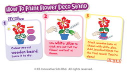 Mother's Day DIY Flower Deco Board Painting