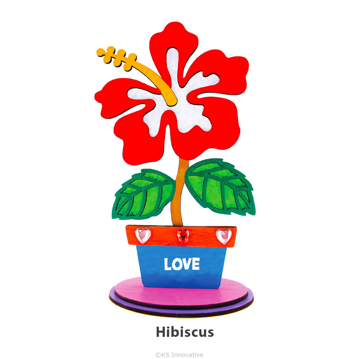 Mother's Day DIY Flower Deco Board Painting_16