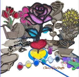 Mother's Day DIY Flower Deco Board Painting