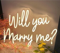 Will You Marry Me Neon Sign