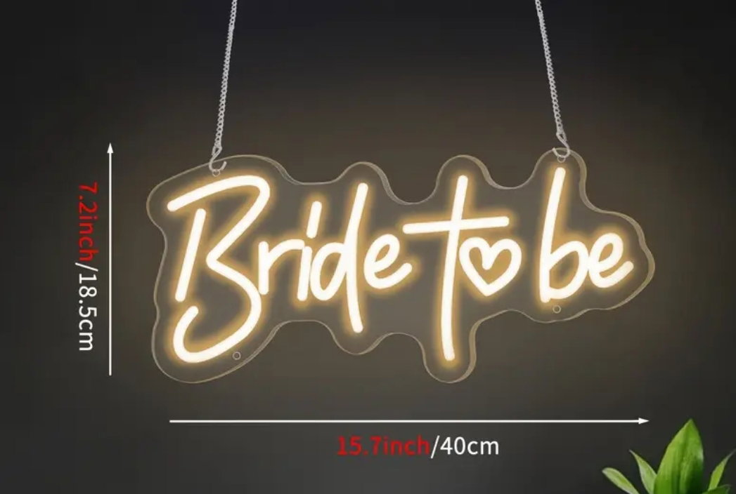 Bride to Be Neon Sign
