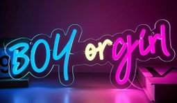 Boy or Girl Neon Sign