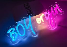 Boy or Girl Neon Sign