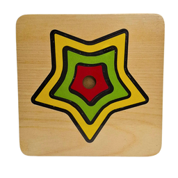 Rompecabezas MINI de madera 10.8cm X 10.8cm