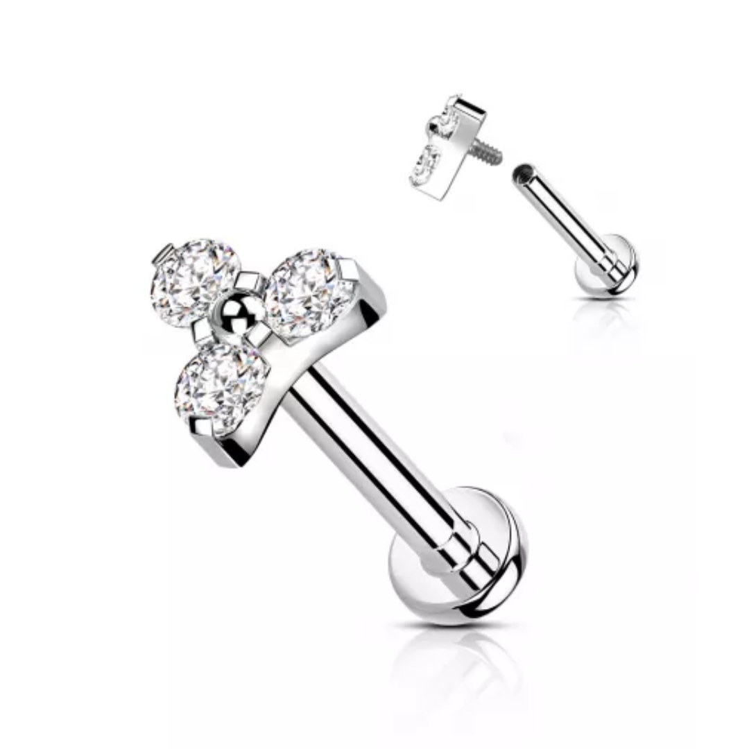 Labret mini tresillo blanco