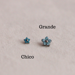 Labret mini flor celeste