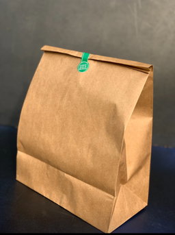 KRAFT DELIVERY TAKEOUT BAGS - 13” x 9” x 5.5” - BROWN - (WITHOUT HANDLES) 