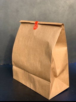 KRAFT DELIVERY TAKEOUT BAGS - 13” x 9” x 5.5” - BROWN - (WITHOUT HANDLES) 