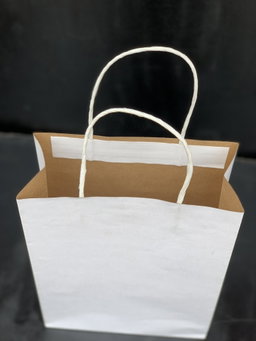 PLAIN WHITE DELIVERY CARRIER BAGS - 6 SIZES/RETAIL
