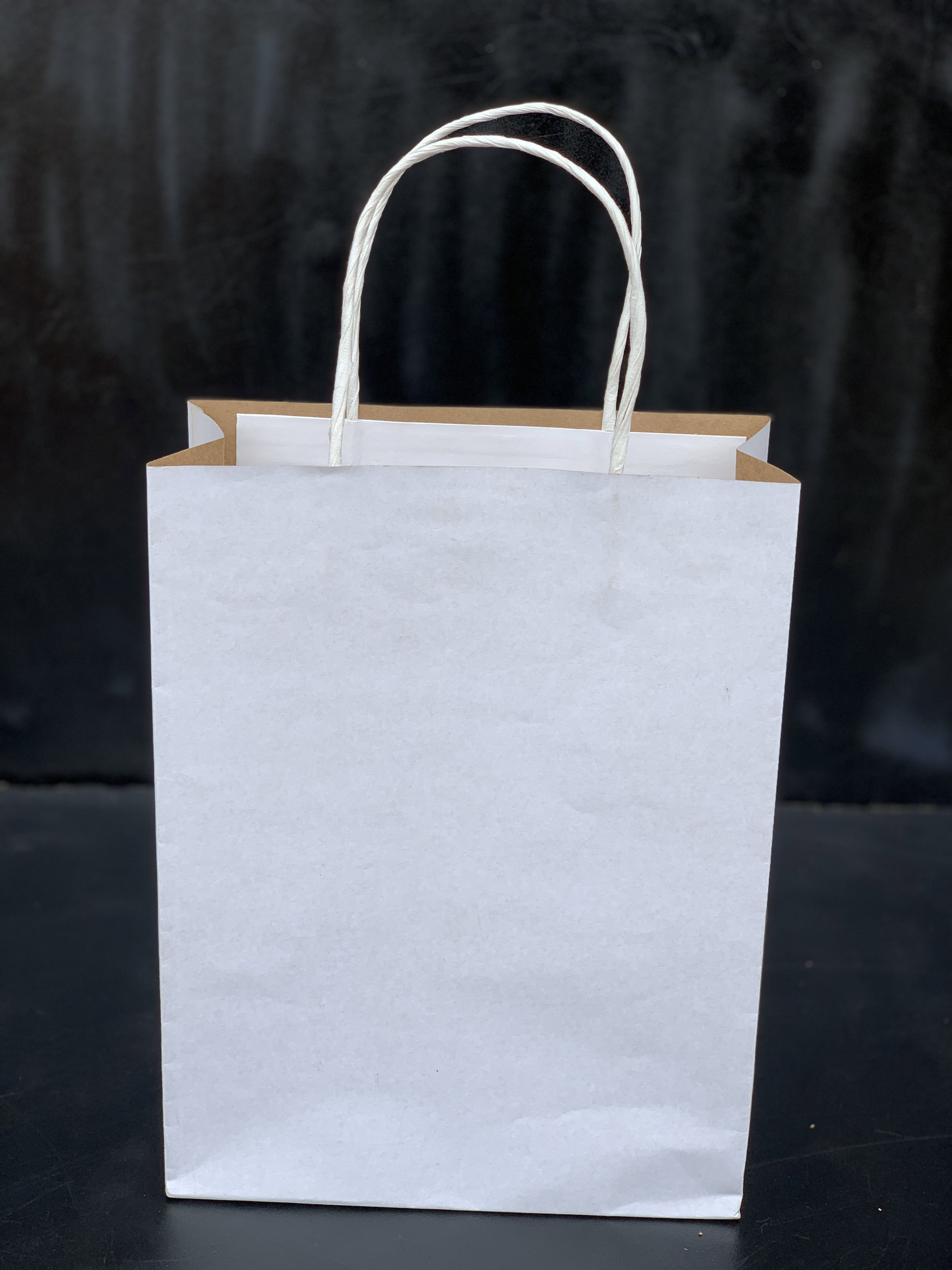 PLAIN WHITE DELIVERY CARRIER BAGS - 6 SIZES/RETAIL_7