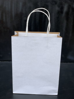 PLAIN WHITE DELIVERY CARRIER BAGS - 6 SIZES/RETAIL