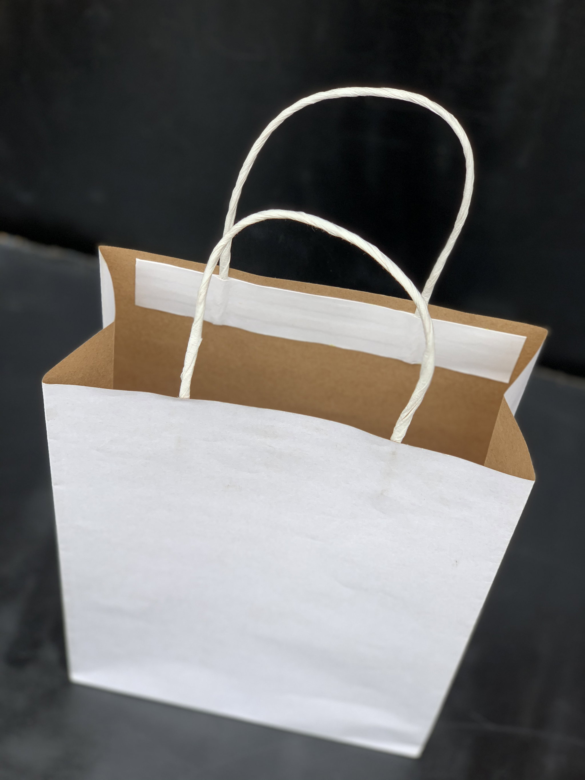 PLAIN WHITE DELIVERY CARRIER BAGS - 6 SIZES/RETAIL_3