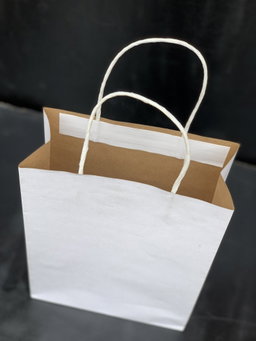 PLAIN WHITE DELIVERY CARRIER BAGS - 6 SIZES/RETAIL