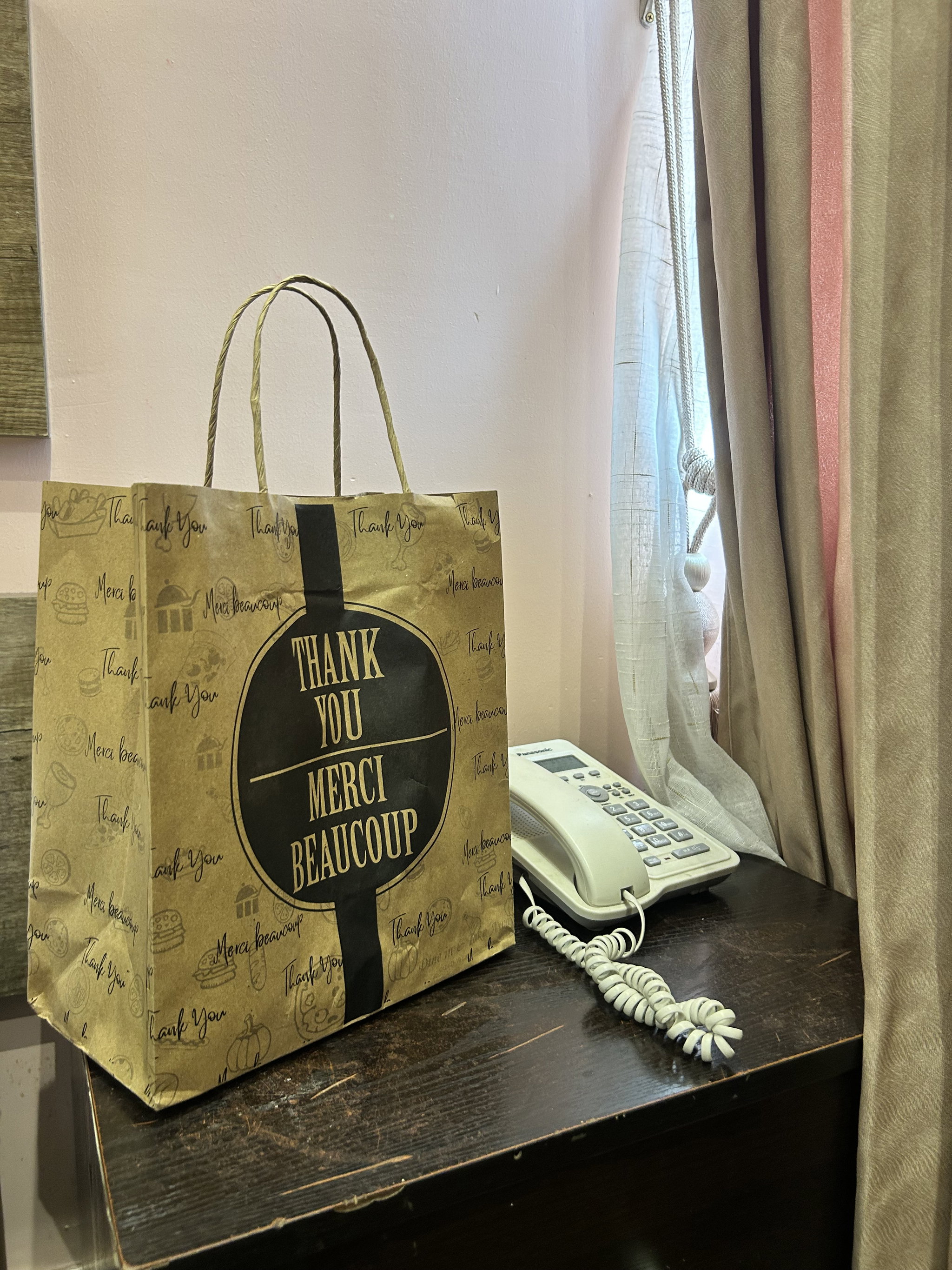 “THANK YOU” KRAFT DELIVERY CARRIER BAGS - 2 SIZES/RETAIL ( WITH HANDLES) _7