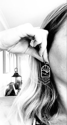 Mountain Sunrise Earrings 