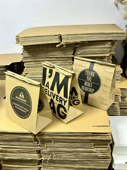 “I’M A DELIVERY BAG”  TAKEOUT BAGS - 2 SIZES/RETAIL