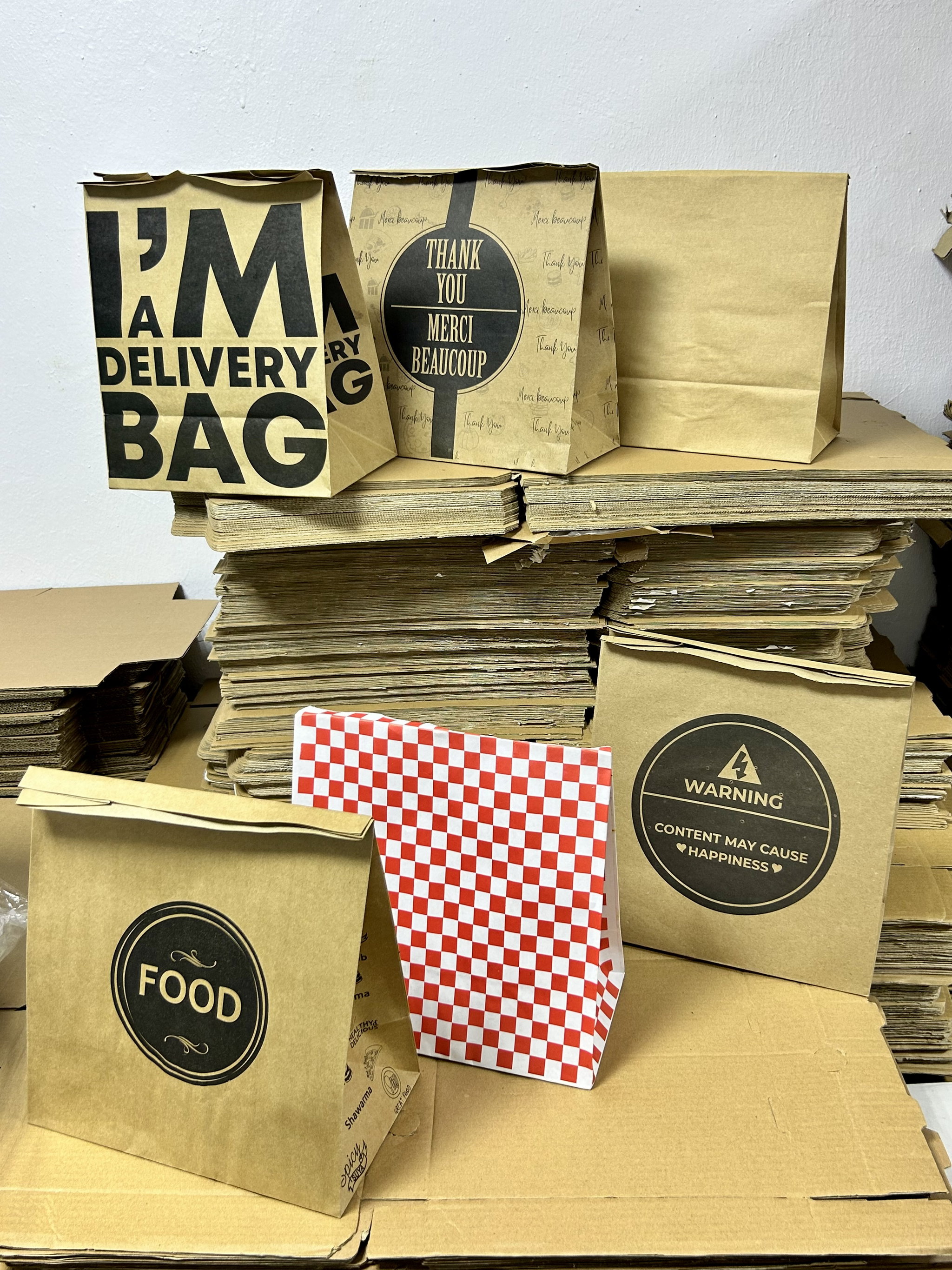 “I’M A DELIVERY BAG”  TAKEOUT BAGS - 2 SIZES/RETAIL_4