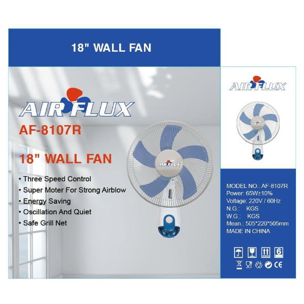VENTILO MURALE AIRFLUX AF-8107R / 16"WALL FAN_0