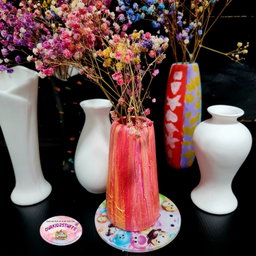 Ceramic Vase Pour Art Painting Kit