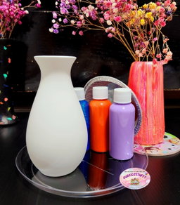 Ceramic Vase Pour Art Painting Kit