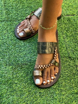 Embossed Alligator Leather