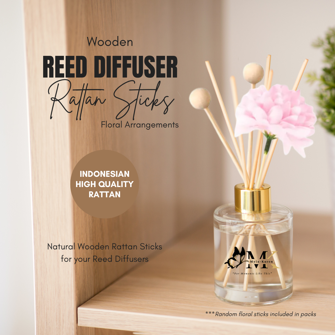 Floral Reed Diffuser Rattan Sticks_0