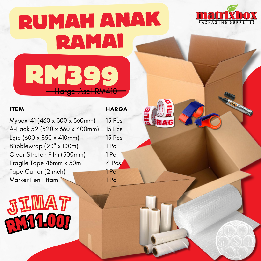 Pakej Pindah Rumah Anak Ramai
