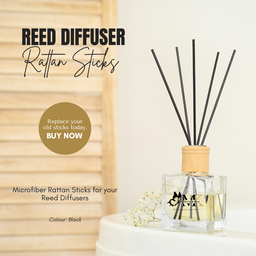 Black Reed Diffuser Rattan Sticks