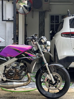 KN 150 R Modifikasi Purple