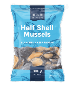 Half Shell Mussels