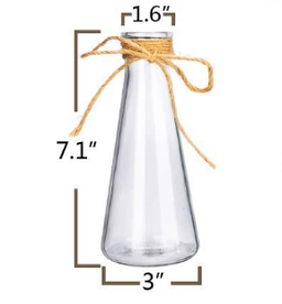Rustic Decorative Vase with Rope Design