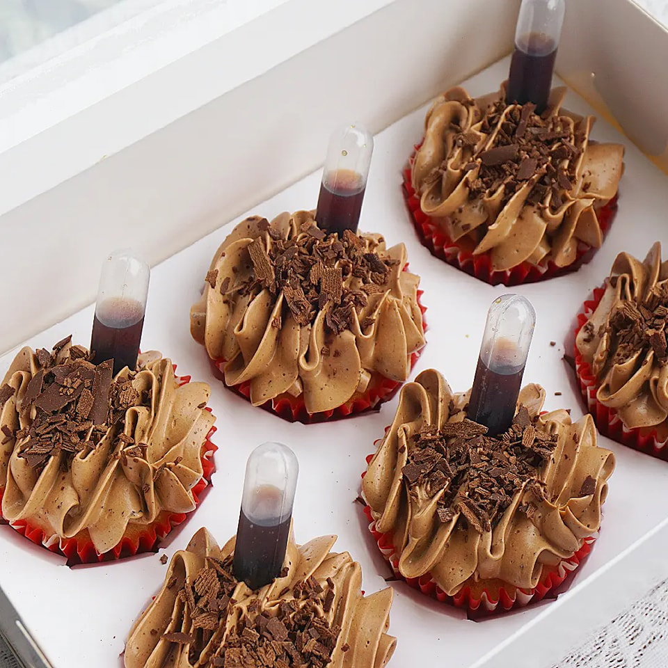 Coffee Kahlua Cupcakes (Box of 6)_0