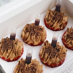 Coffee Kahlua Cupcakes (Box of 6)