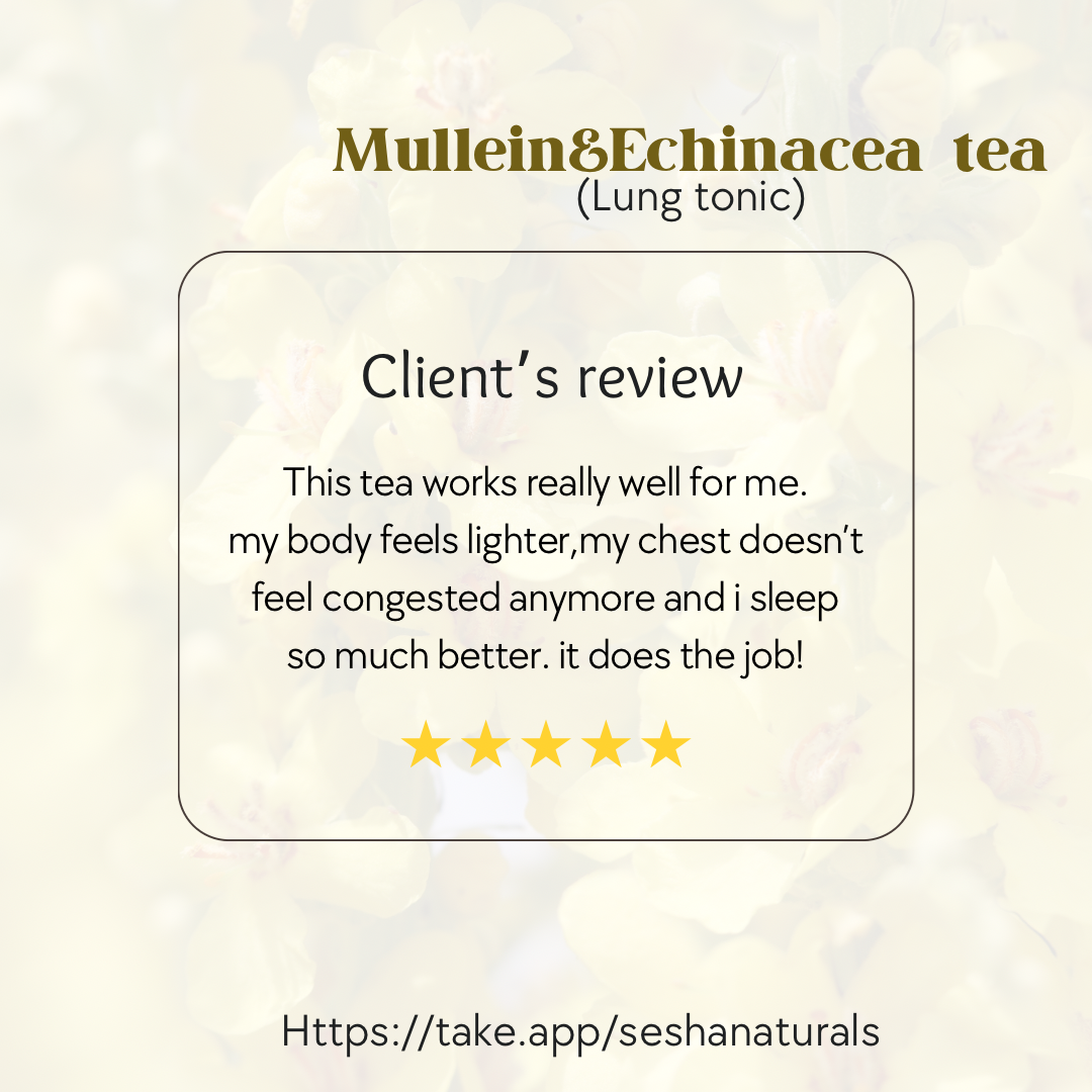 Mullein&Echinacea herbal tea blend