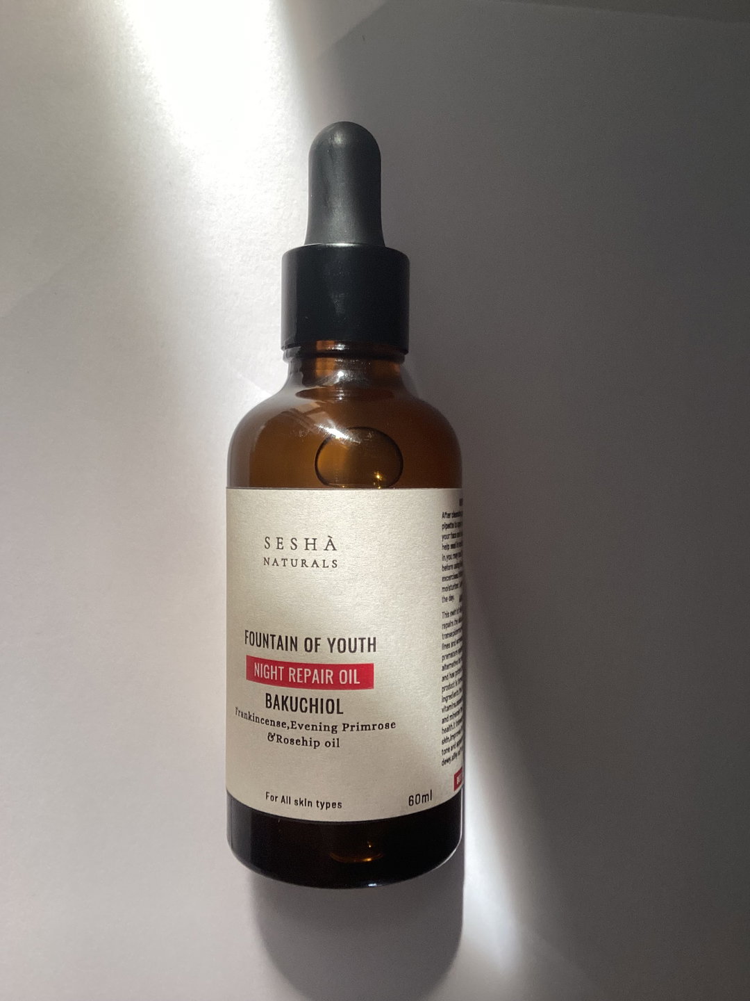 Fountain of youth (nightime repair oil) with Bakuchiol