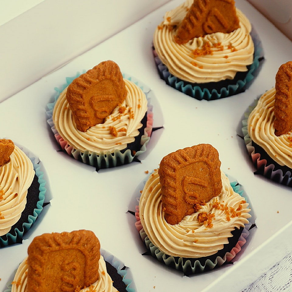 Lotus Biscoff Cupcakes (Box of 6)