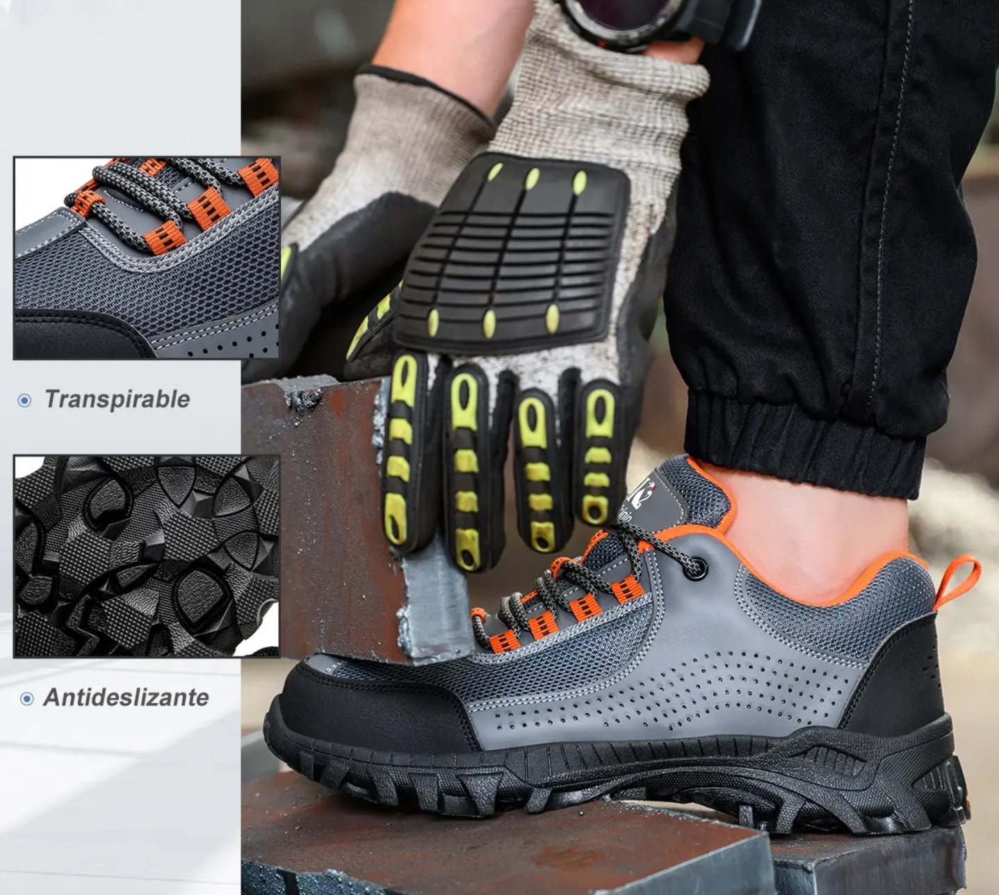 Rutherford Sneaker Safety Shoes with Steel Toe Cap _12