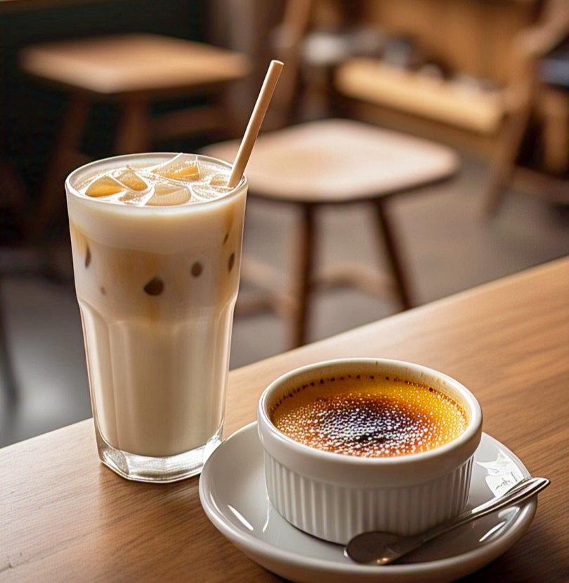 Iced Crème Brulee Latte_0
