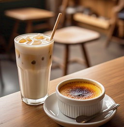 Iced Crème Brulee Latte