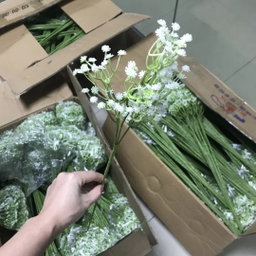 Boquês para Decoração 12 Ramos na Cor Branca