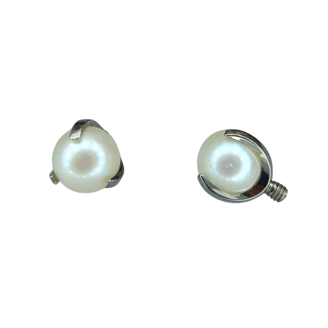 Barbell recto perlas