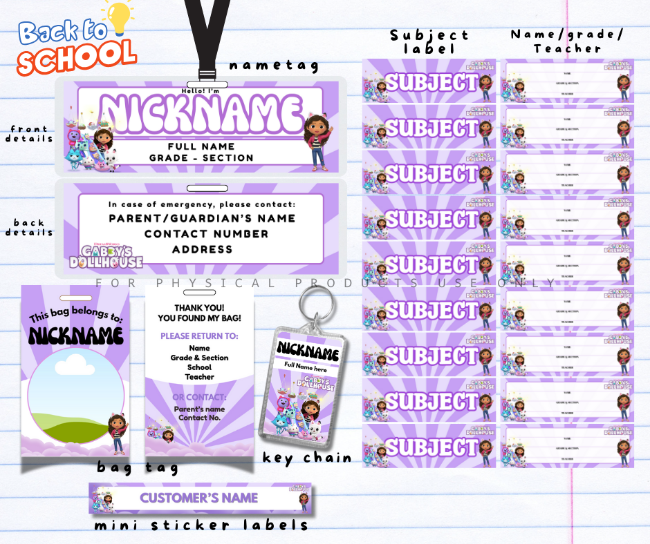 6-in-1 Back to School Bundles