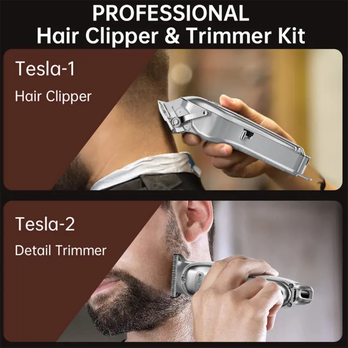 Enchen Tesla Pro Hair Clipper & Trimmer Kit_2