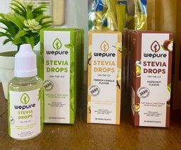 Wepure Stevia Drops On-the-Go (French Vanilla Flavor) 30 mL